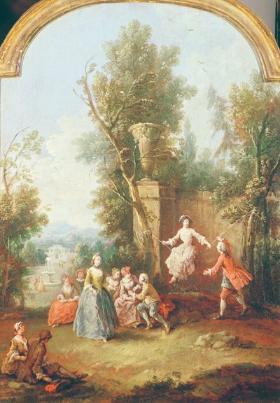 Die Schaukel, um 1765-70 von Giuseppe Zais